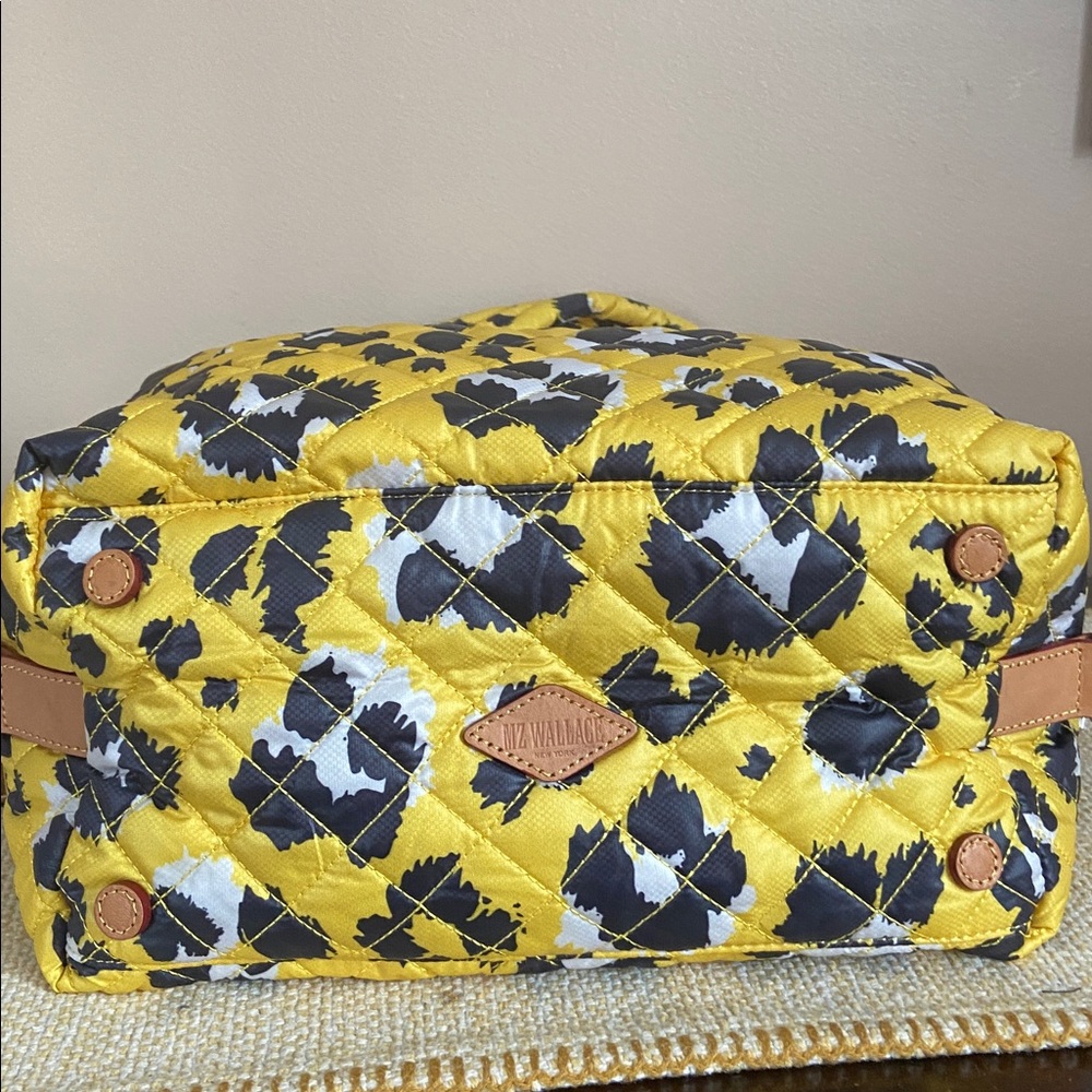 MZ WALLACE- Medium Sutton Deluxe Bag, Yellow Leopard - Picture 11 of 14